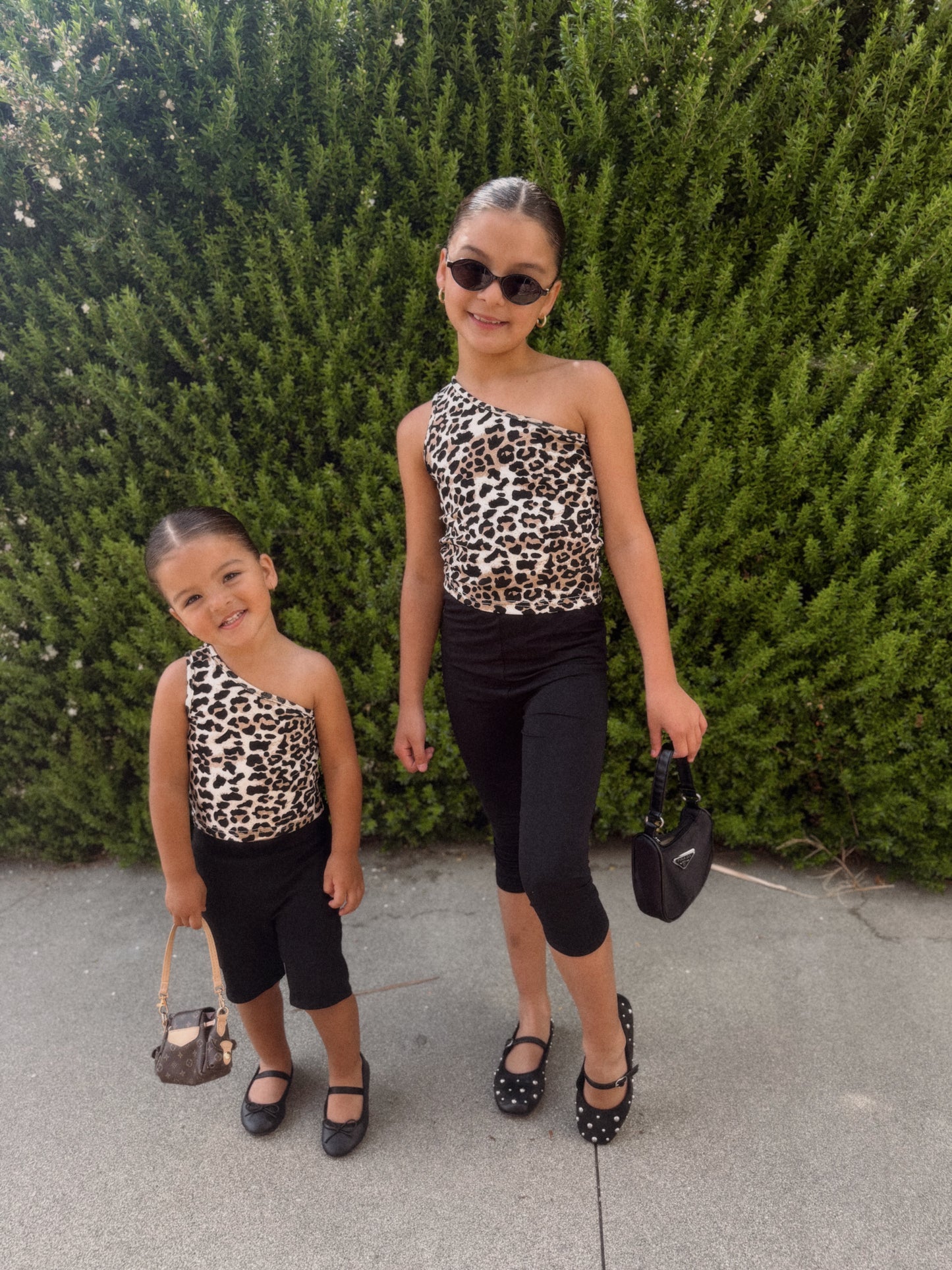 Cheetah girl top
