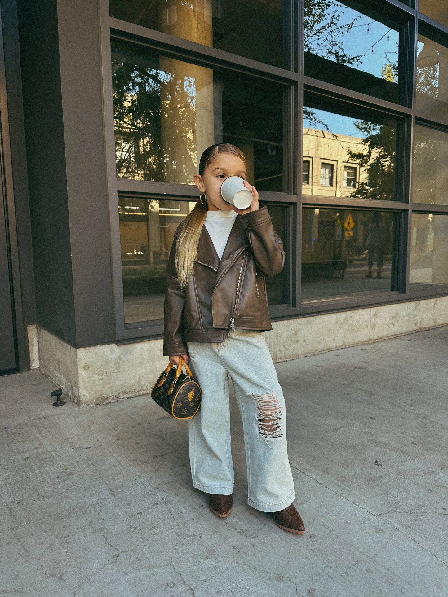 Belami Faux Leather Jacket