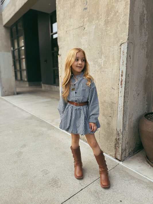 Penelope plaid dress