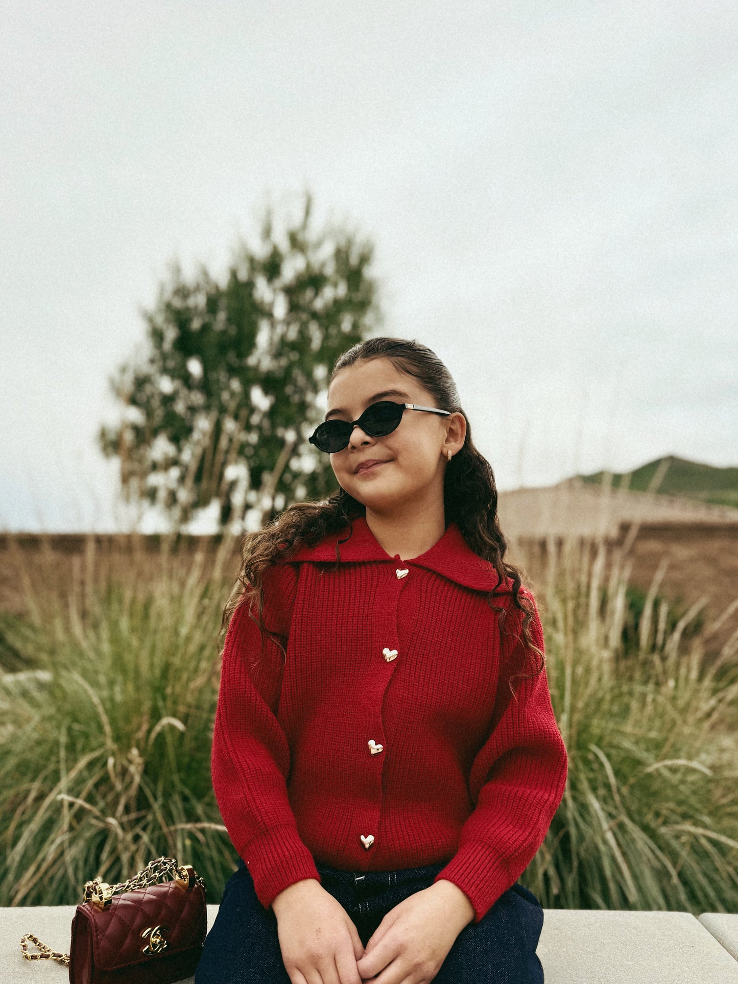 Love knitted cardigan